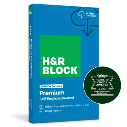 H&R Block Tax Software Premium 2024 [Download]