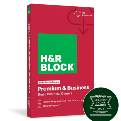 H&R Block Tax Software Premium & Business 2024 - Windows [Download]